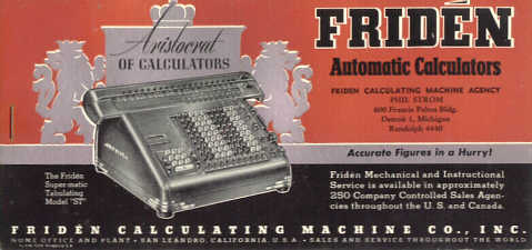 Friden Calculator